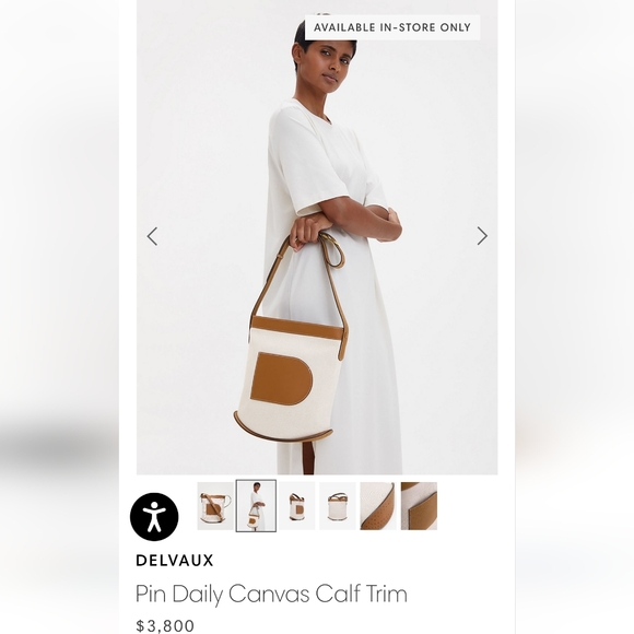 Delvaux daily pin canvas - Picture 13 of 13